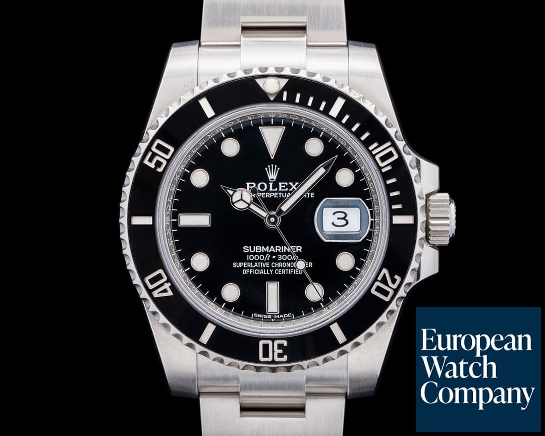 Image of Rolex 116610LN Submariner Ceramic SS Black Dial