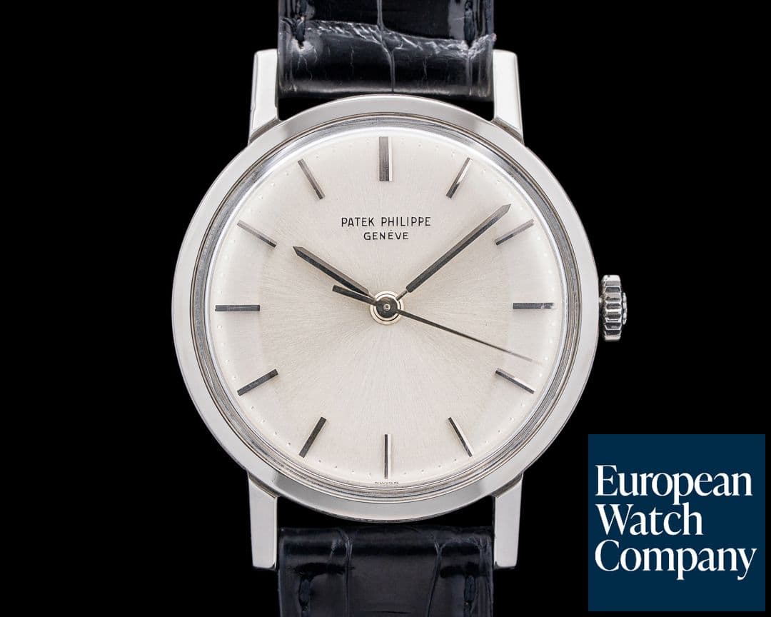 Image of Patek Philippe Vintage 3483 Stainless Steel Center Sweep Seconds Circa 1966