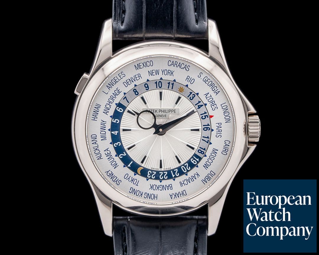 Image of Patek Philippe 5130G World Time 18K White Gold Silver Dial