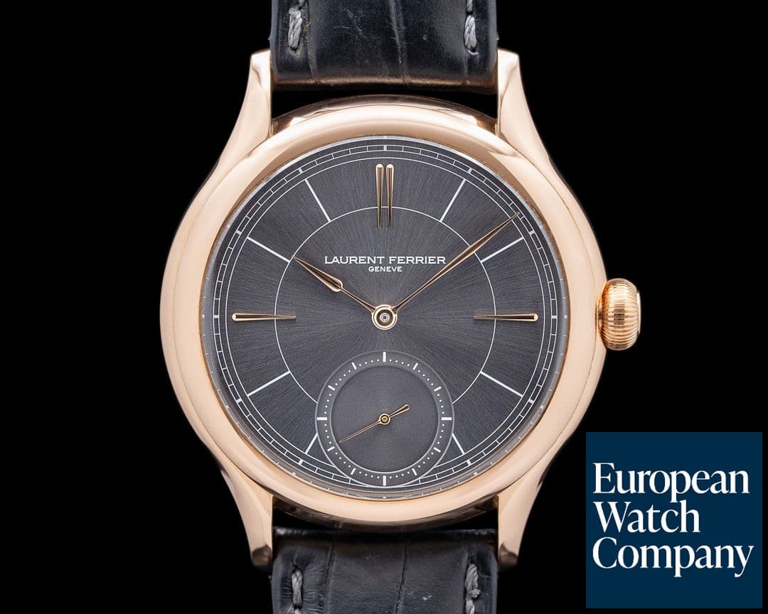 Image of Laurent Ferrier LCF004 Galet Micro-Rotor 18K Rose Gold Slate Gray Dial 2024