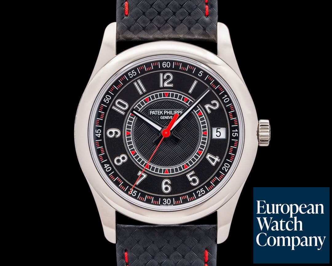 Image of Patek Philippe 6007G Calatrava 18K White Gold Black Dial