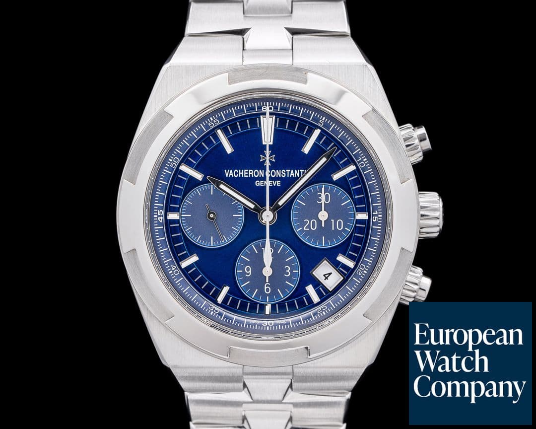 Image of Vacheron Constantin 5500V Overseas Chronograph SS Blue Dial