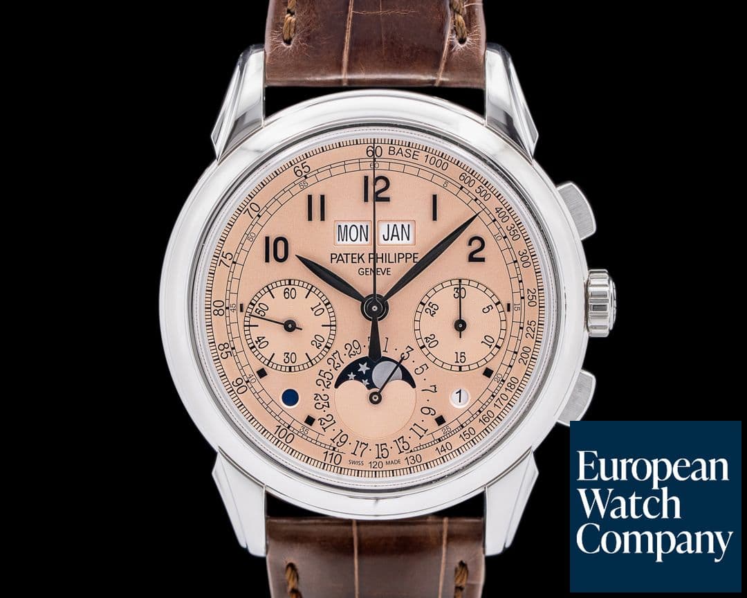 Image of Patek Philippe 5270P-001 Grand Complications Perpetual Calendar Platinum Salmon Dial