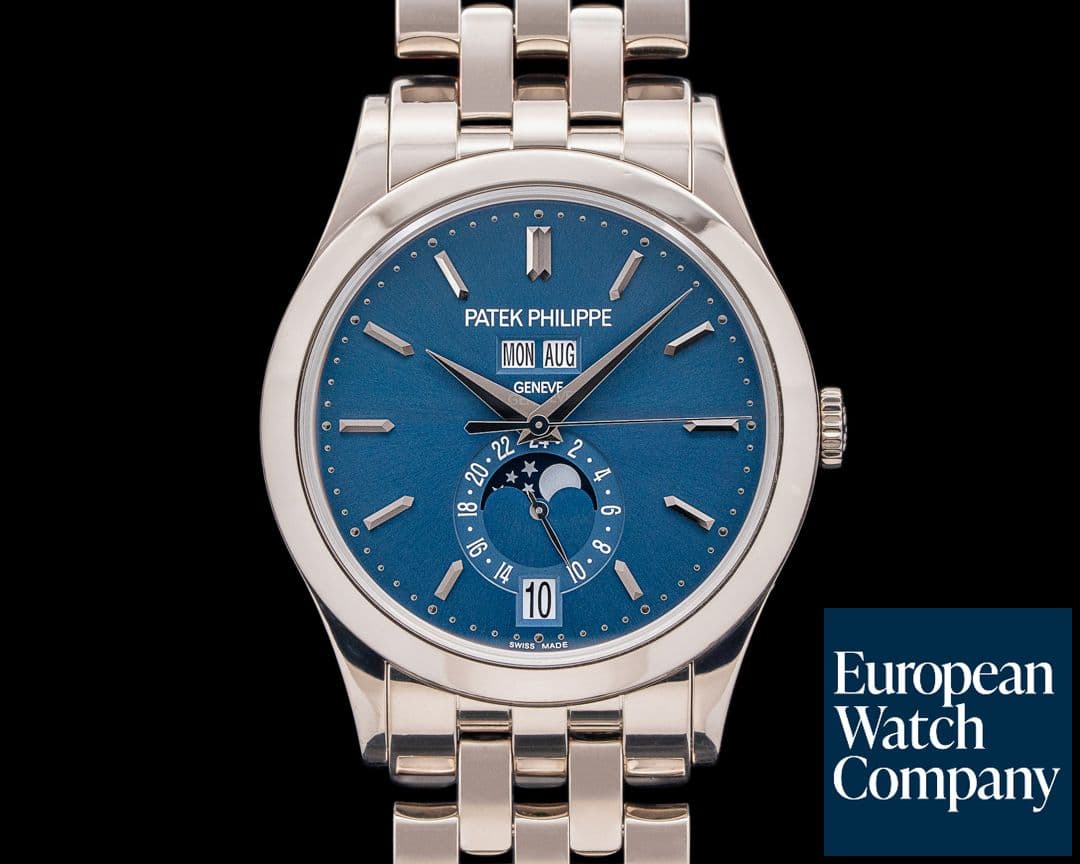 Image of Patek Philippe 5396/1G Annual Calendar 18K White Gold Blue Dial