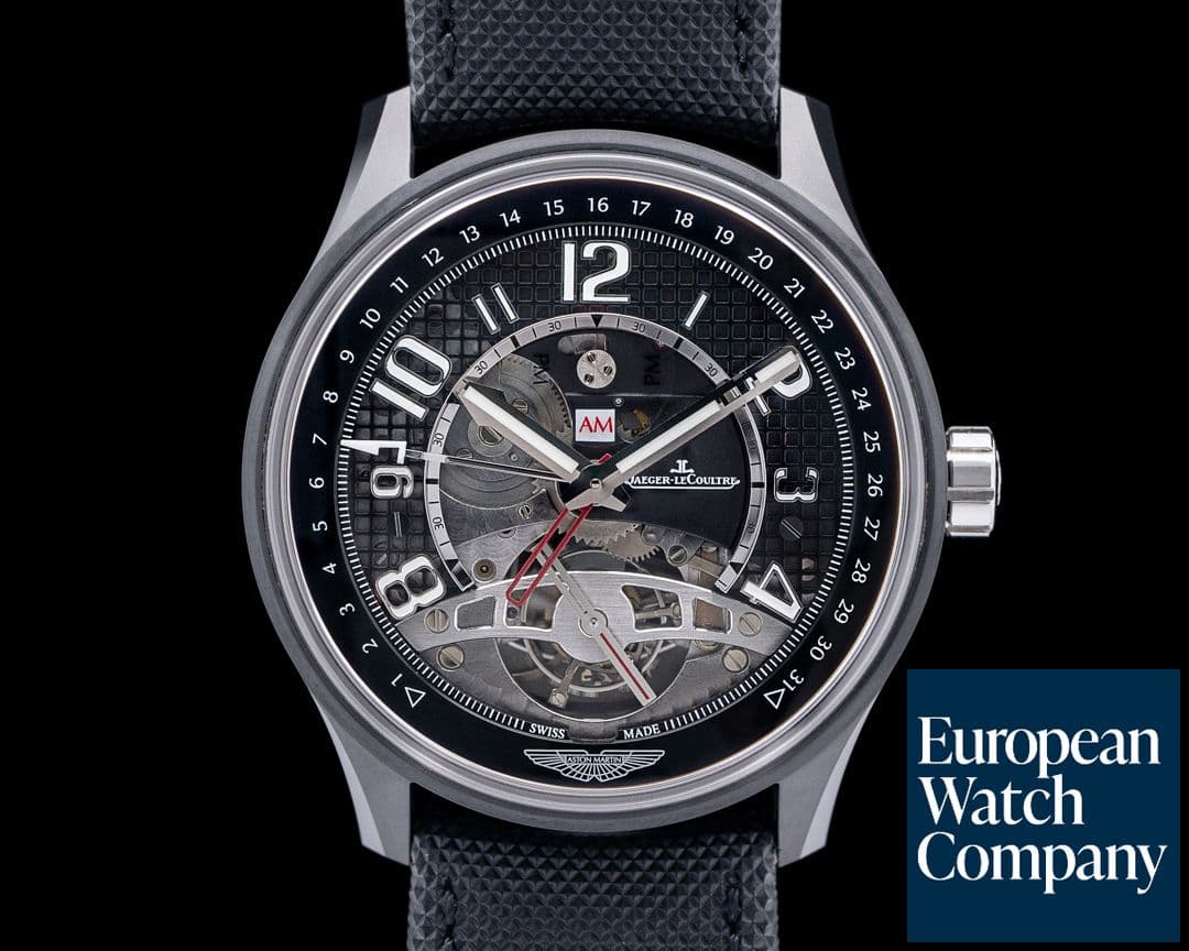 Image of Jaeger LeCoultre Q193K450 AMVOX3 Tourbillon GMT Ceramic Skeleton Dial LIMITED