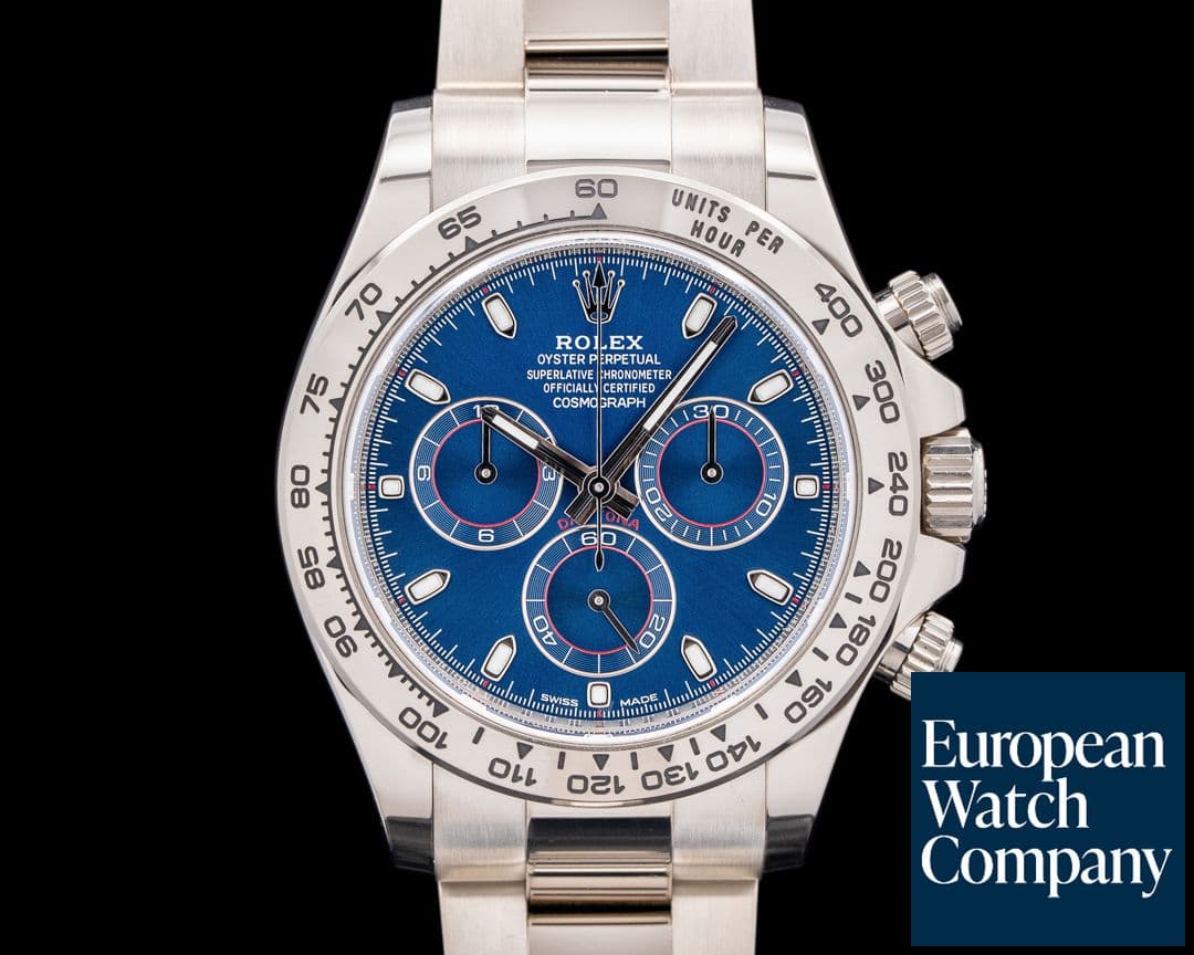 Image of Rolex 116509 Daytona 18K White Gold Blue Dial