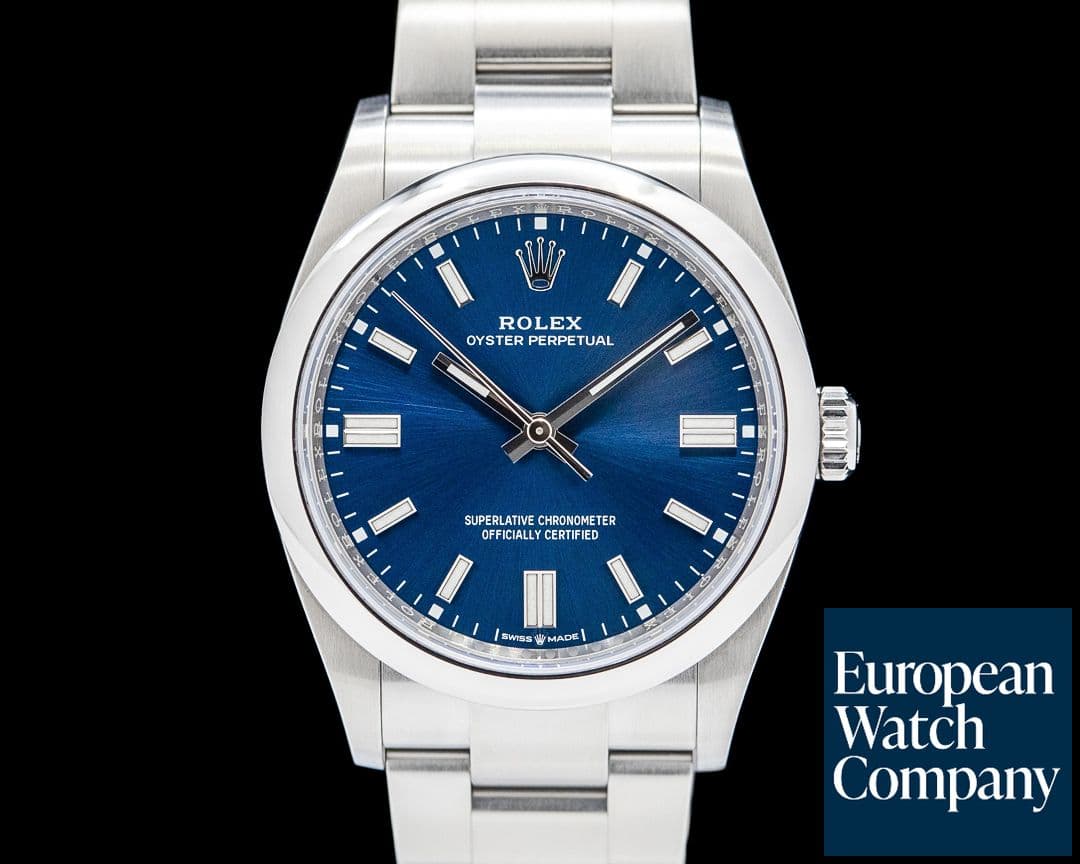 Image of Rolex 126000 Oyster Perpetual SS Blue Dial