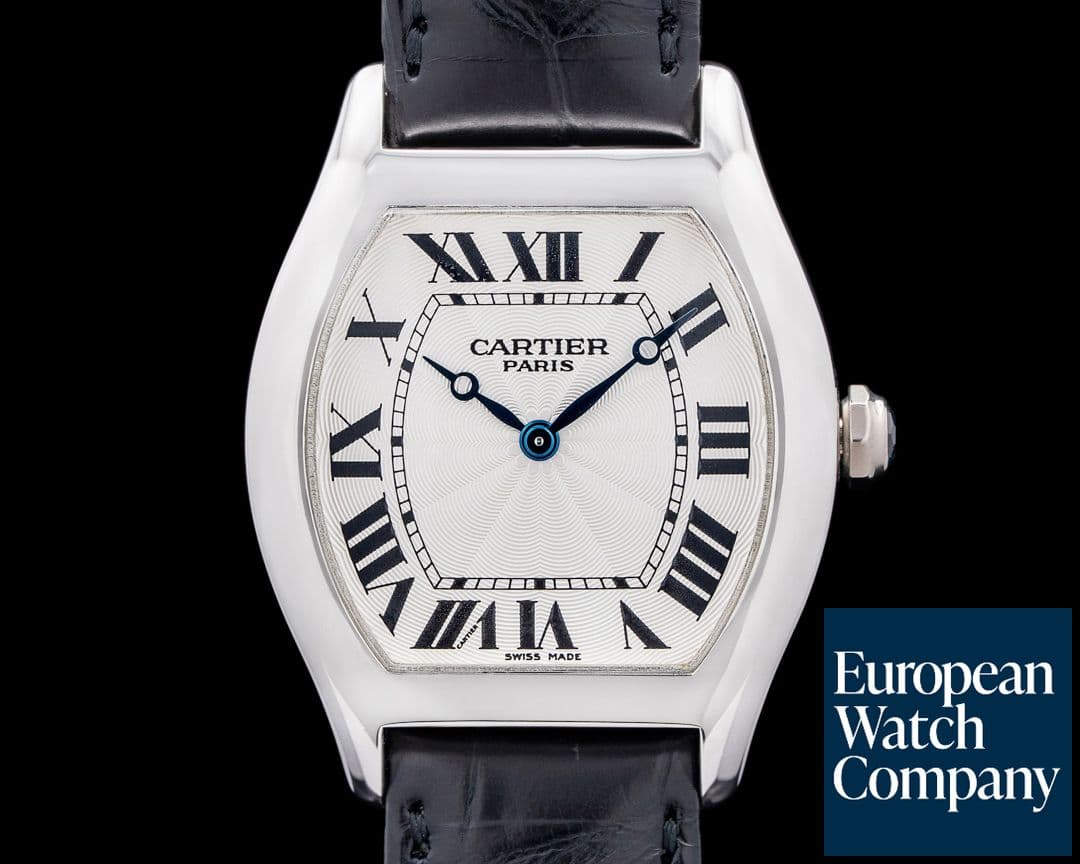 Image of Cartier 2518D Tortue Platinum Silver Dial