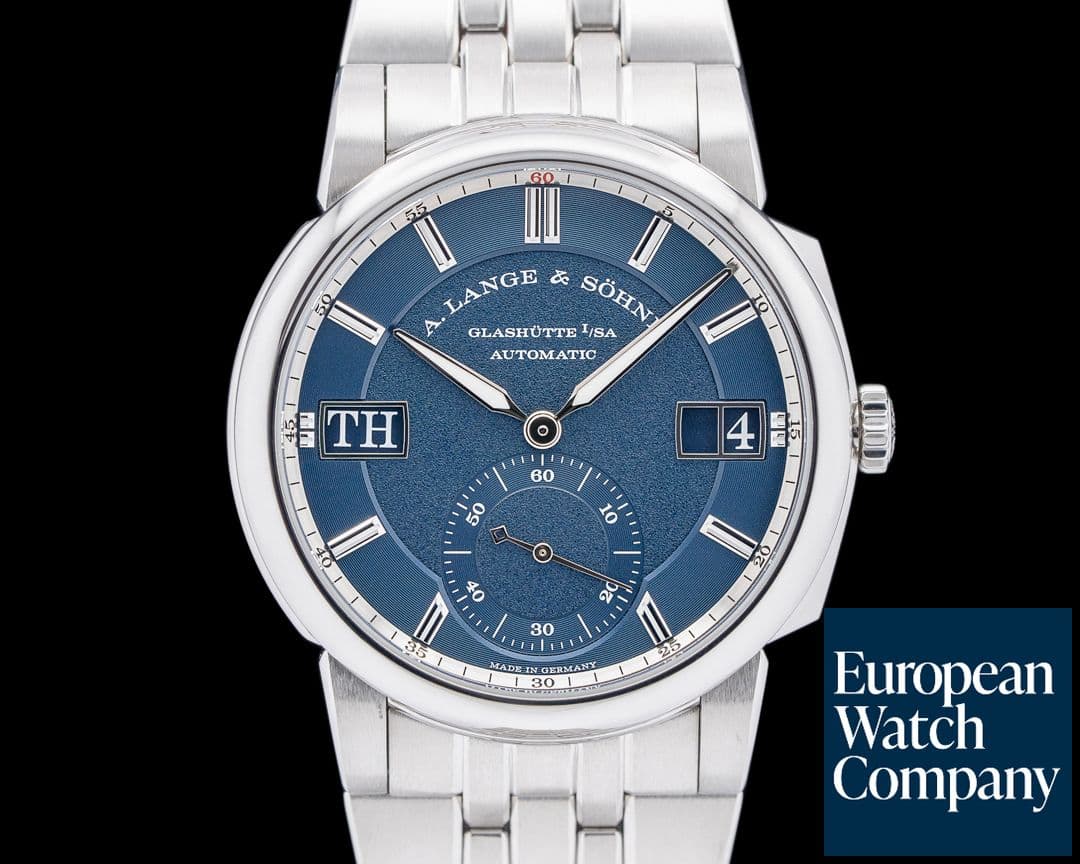 Image of A. Lange and Sohne 363.179 Odysseus SS Blue Dial Unique Early Model