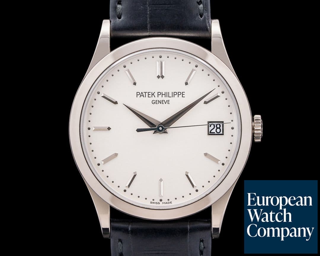 Image of Patek Philippe 5296G Calatrava Automatic 18K White Gold Silver Dial