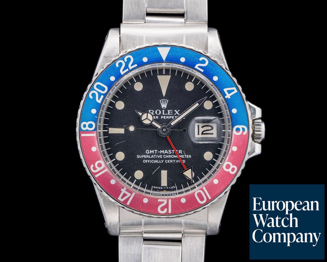 Image of Rolex Vintage GMT Master "Pepsi Bezel" SS C. 1972