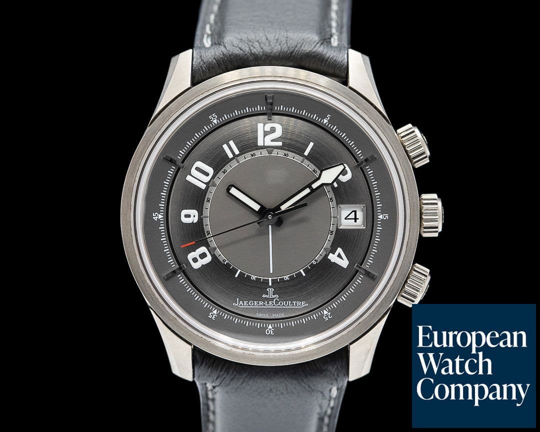 Image of Jaeger LeCoultre Q190T440 AMVOX1 Aston Martin Memovox Titanium Gray Dial LIMITED
