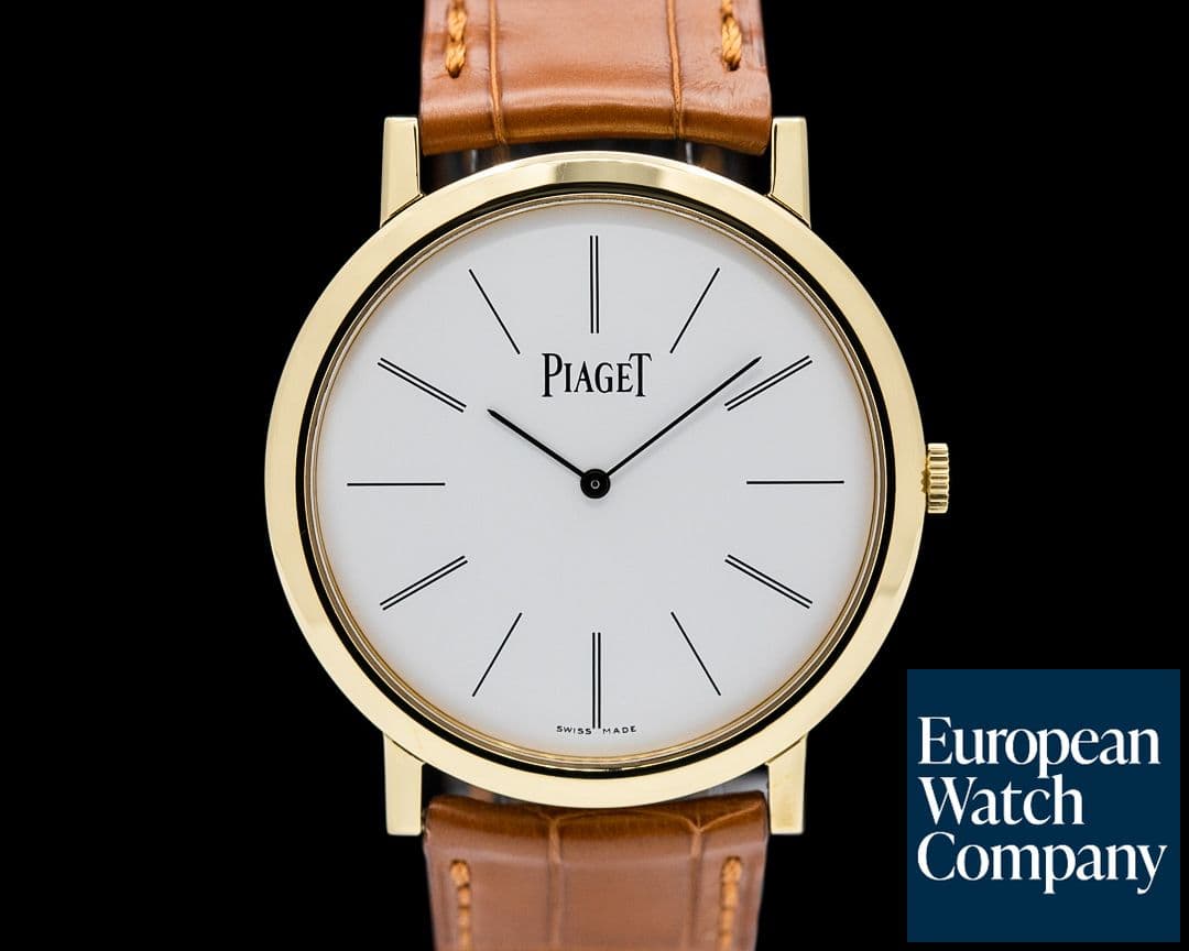 Image of Piaget G0A29120 Altiplano 18K Yellow Gold Silver Dial