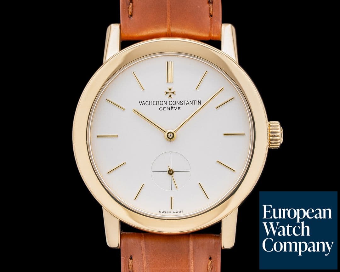 Image of Vacheron Constantin 91020/000J Patrimony "Soleil Levant" 18K YG Silver Dial