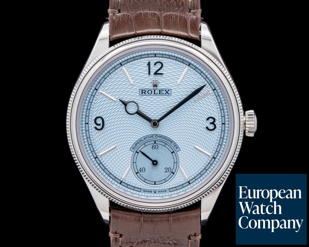 Image of Rolex 52506 1908 Platinum Blue Dial 2025