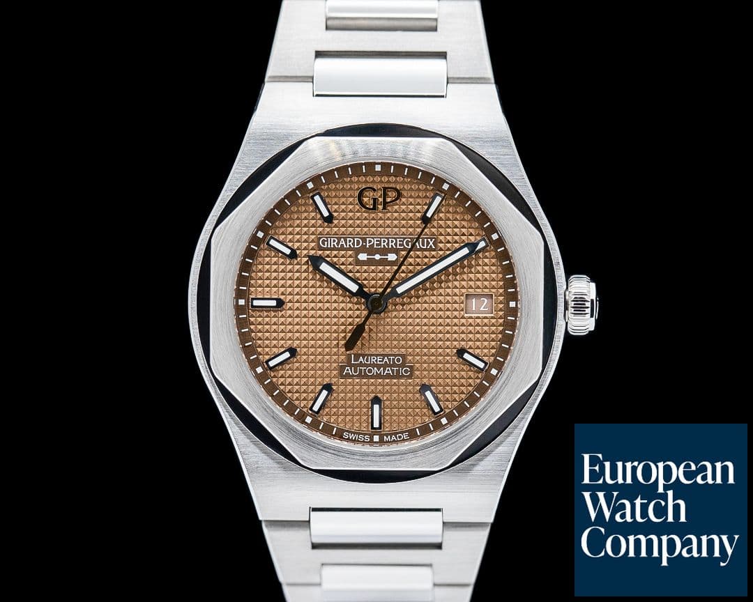 Image of Girard Perregaux 81005-11-3154-1CM Laureato 38mm SS Copper Dial