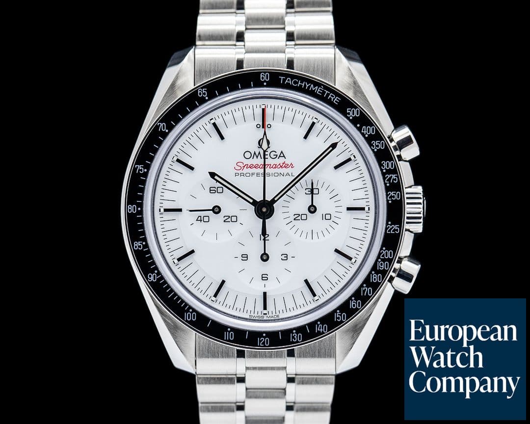 Image of Omega 310.30.42.50.04.001 Speedmaster Moonwatch SS White Dial 2024