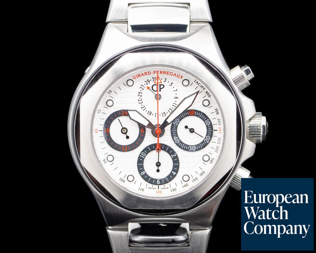 Image of Girard Perregaux 80180-1-11-6516 Laureato EVO3 SS White Dial