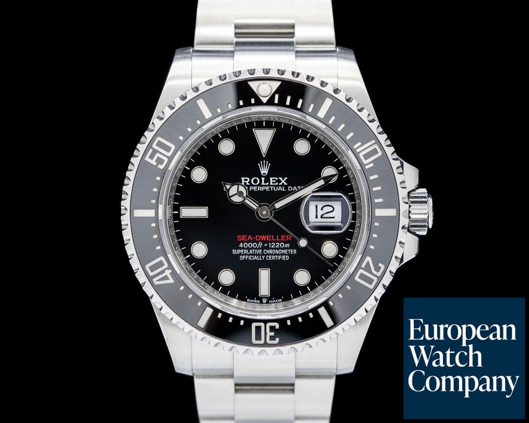 Image of Rolex 126600 Sea-Dweller Oystersteel Black Dial