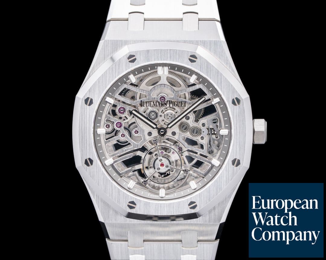Image of Audemars Piguet 26735ST Royal Oak Flying Tourbillon SS Skeleton Dial UNWORN