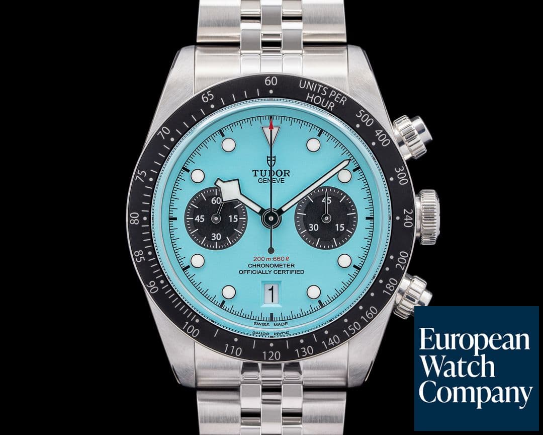 Image of Tudor 79360N Black Bay Chrono Flamingo Blue SS Blue Dial 2025