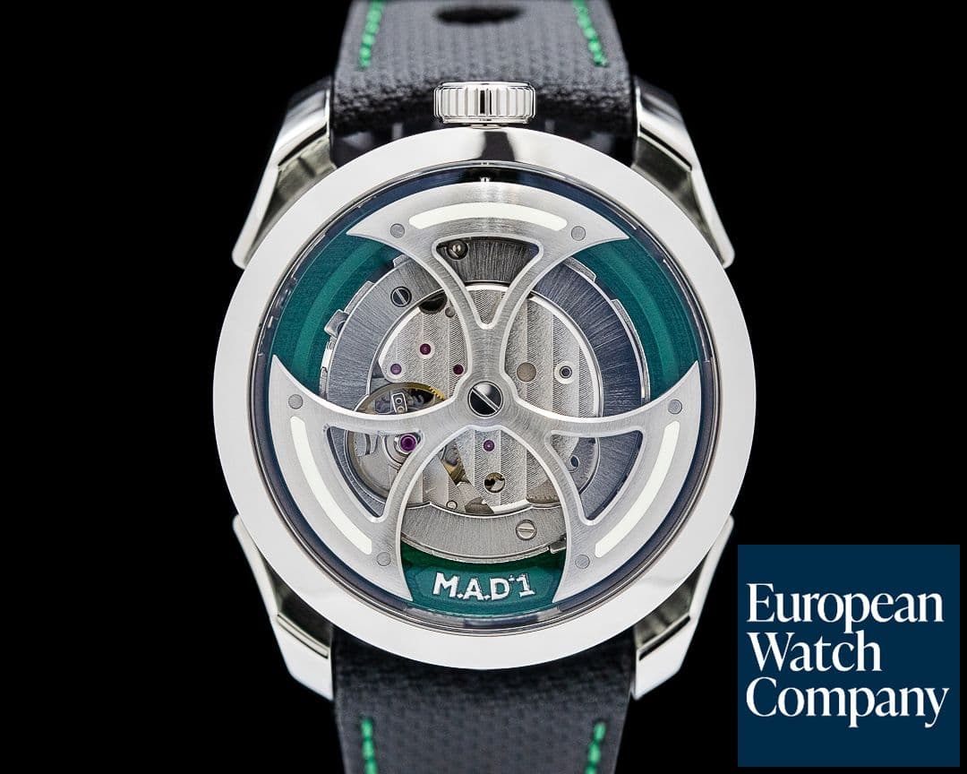 Image of MB&F M.A.D. 1 Green SS "Lucky Clover" Dial