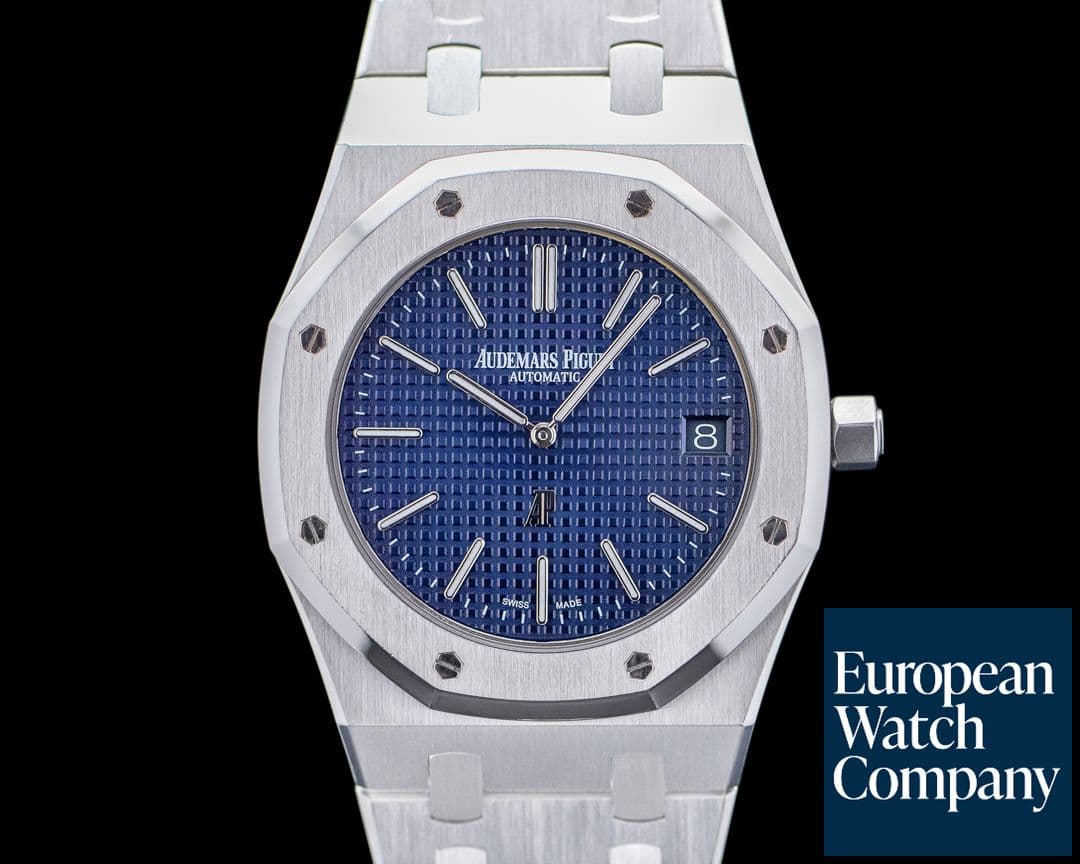 Image of Audemars Piguet 15202ST Royal Oak Jumbo SS Blue Dial