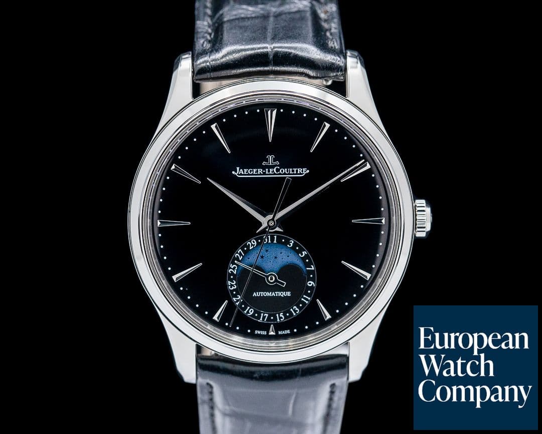 Image of Jaeger LeCoultre Q1368471 Master Ultra Thin Moon SS Black Dial 2025