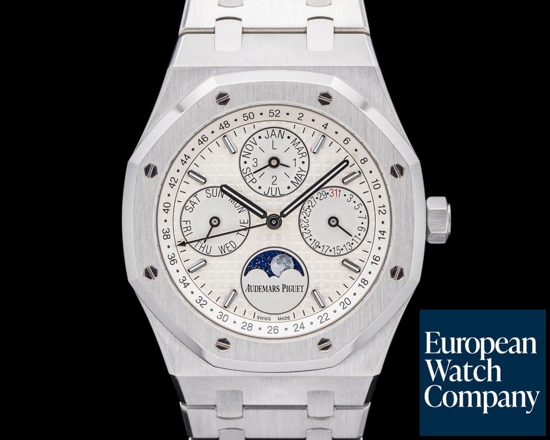 Image of Audemars Piguet 26574ST.OO.1220ST.01 Royal Oak Perpetual Calendar SS Silver Dial