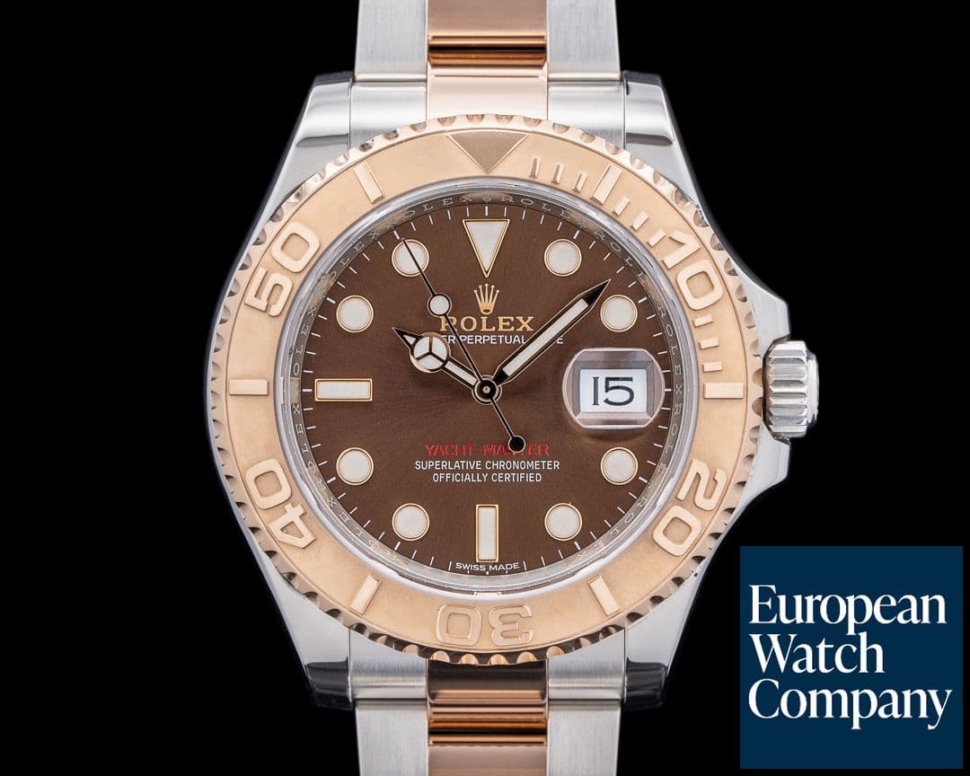 Image of Rolex 116621 Yacht-Master Steel and Everose Gold Brown Dial