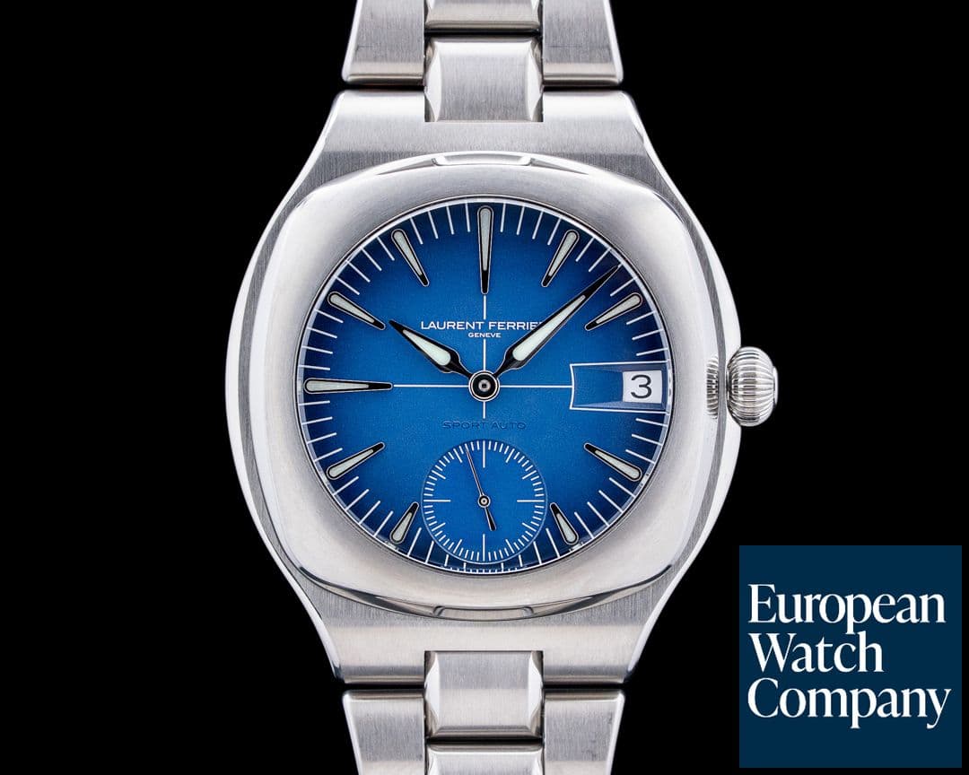 Image of Laurent Ferrier LCF040.T1.C1GC5 Sport Auto Titanium Blue Dial 2025