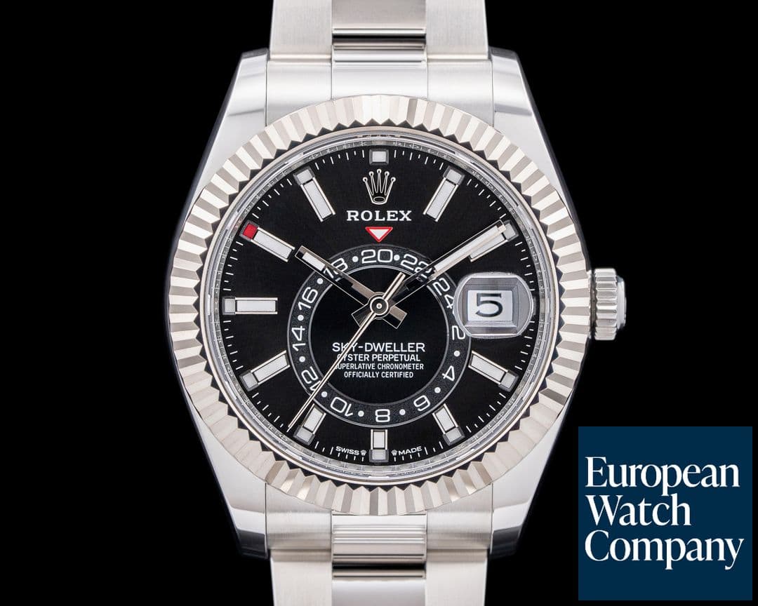 Image of Rolex 336934 Sky-Dweller SS / 18K White Gold Black Dial 2025