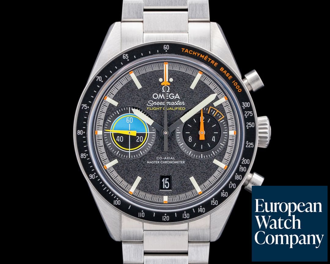 Image of Omega Speedmaster Pilot Flight Qualified SS Black Dial 2024