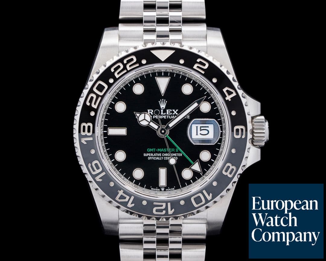 Image of Rolex 126710GRNR GMT-Master II Oystersteel Black Dial 2025