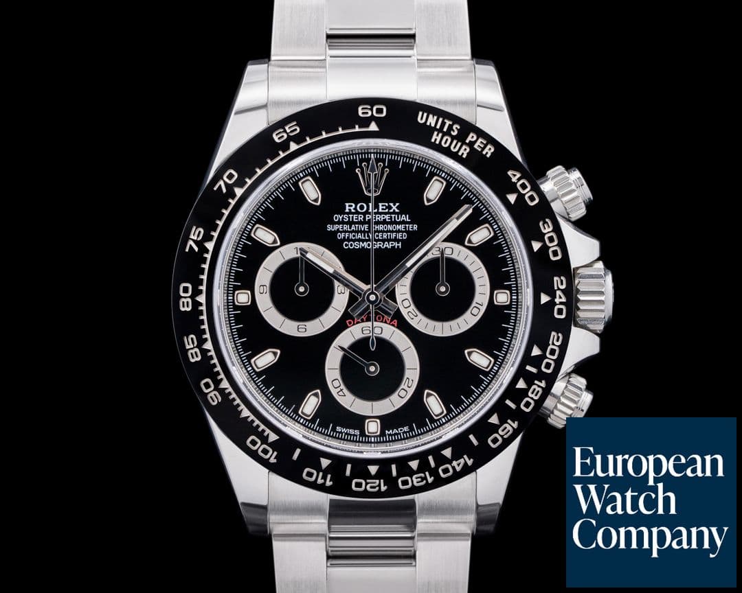 Image of Rolex 116500LN Daytona Ceramic SS Black Dial