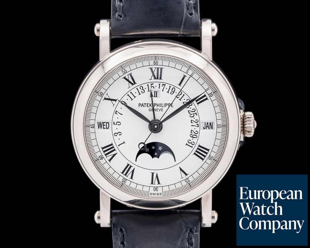 Image of Patek Philippe 5059G-001 Perpetual Calendar Retrograde 18K White Gold White Dial