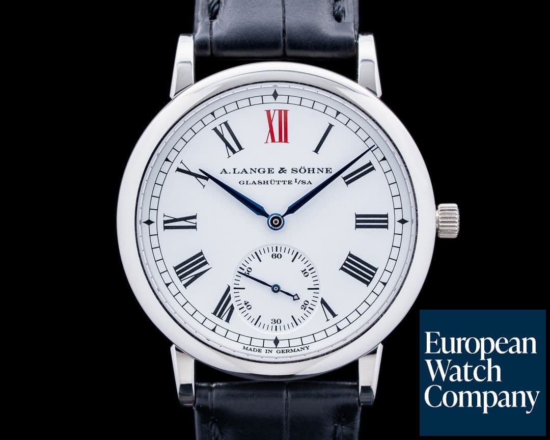 Image of A. Lange & Söhne 302.025 Saxonia Langematik Anniversary Platinum White Dial