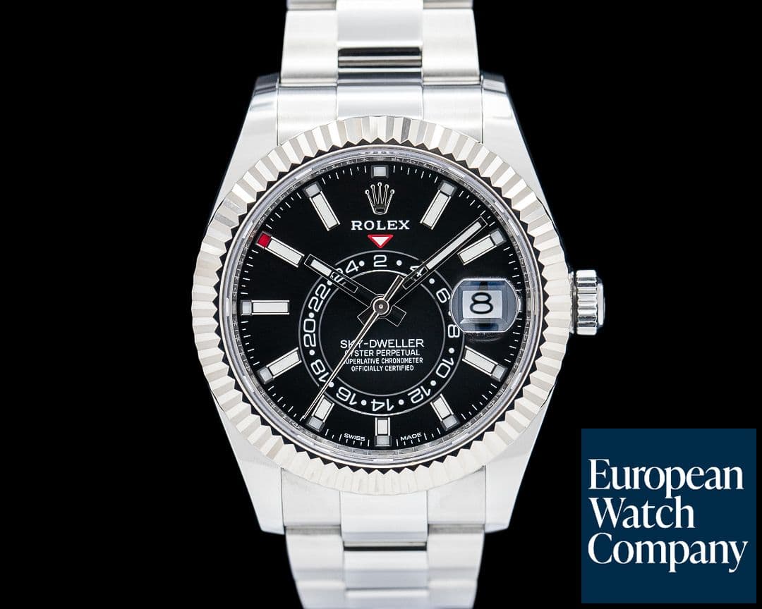 Image of Rolex 326934 Sky-Dweller SS Black Dial