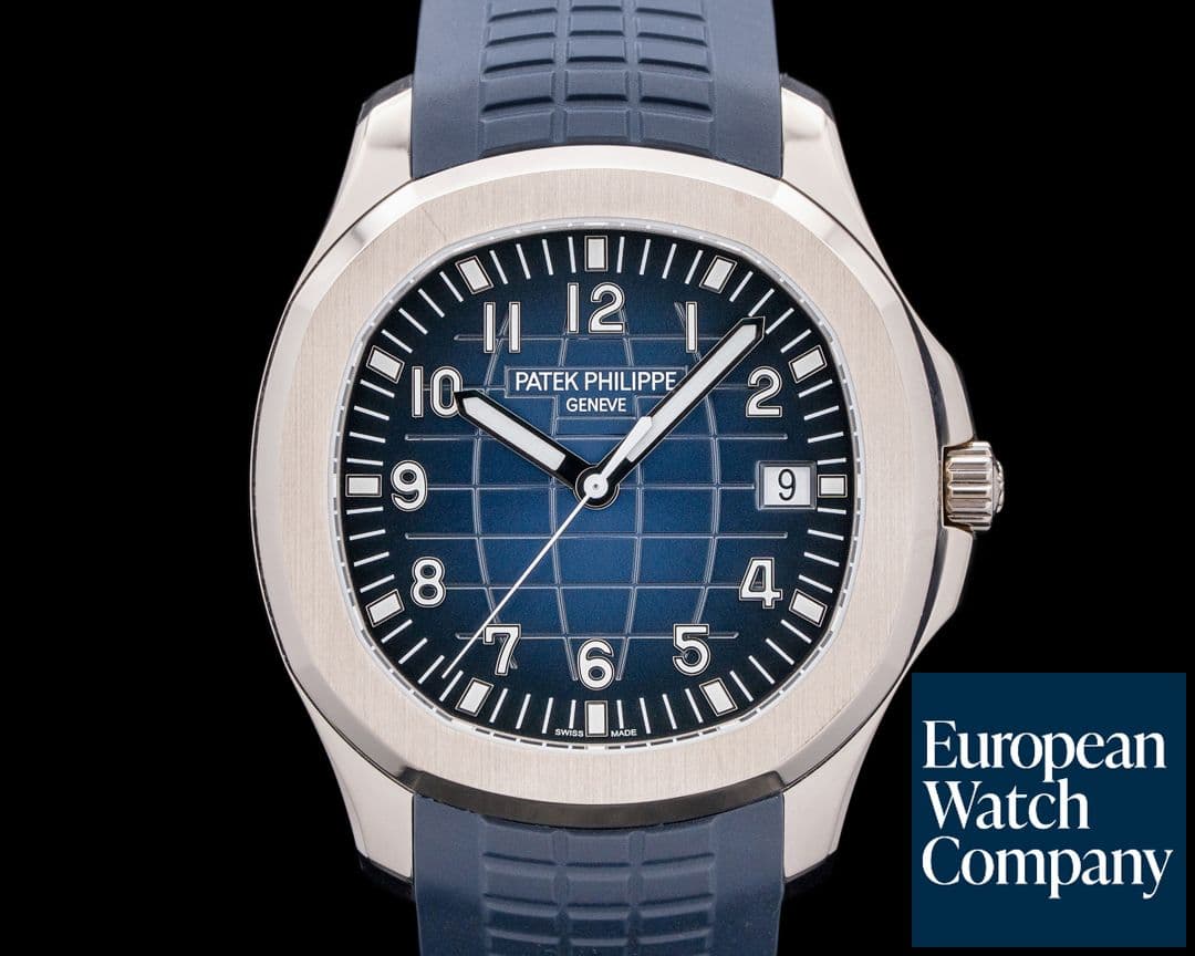 Image of Patek Philippe 5168G-001 Aquanaut 18K White Gold Blue Gradient Dial