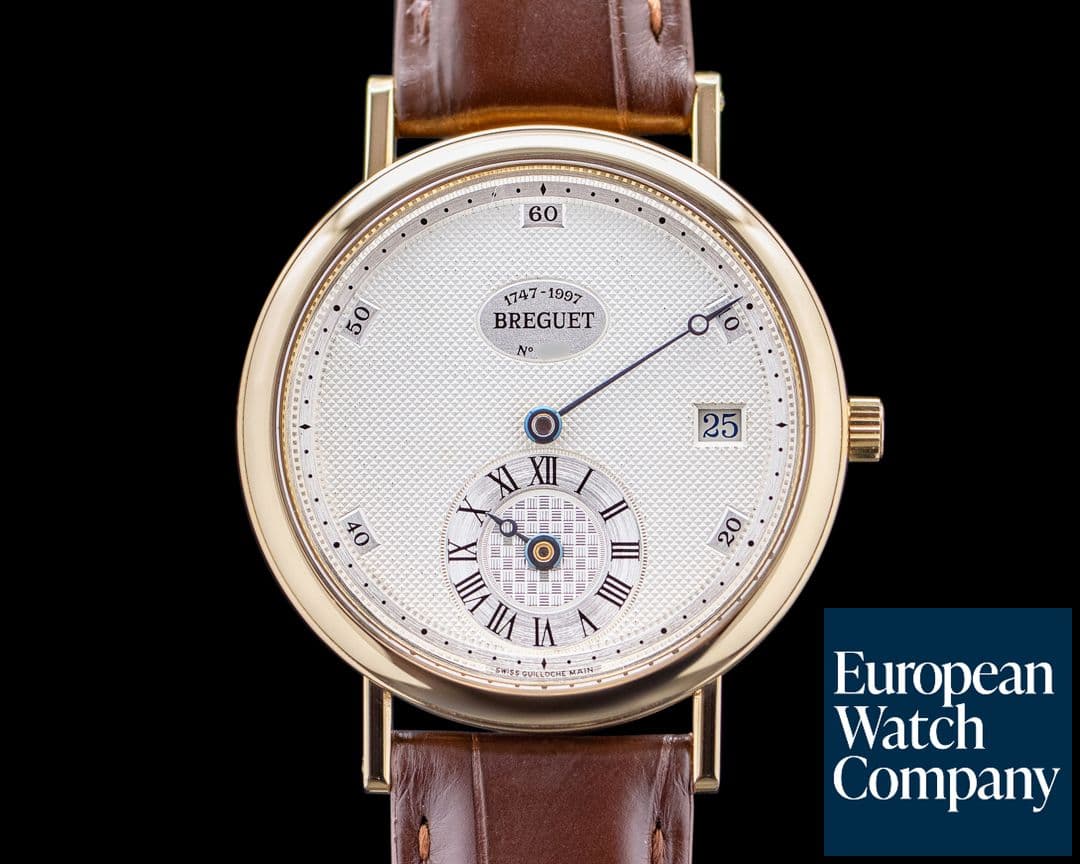 Image of Breguet 1747BA Classique Regulator 250th Anniversary 18K Yellow Gold Silver Dial