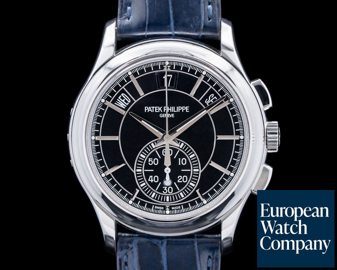 Image of Patek Philippe 5905P-010 Annual Calendar Chronograph Platinum Black Dial