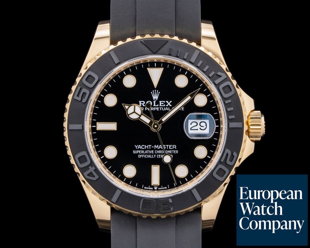 Image of Rolex 226658 Yacht-Master 42 18K Yellow Gold Black Dial
