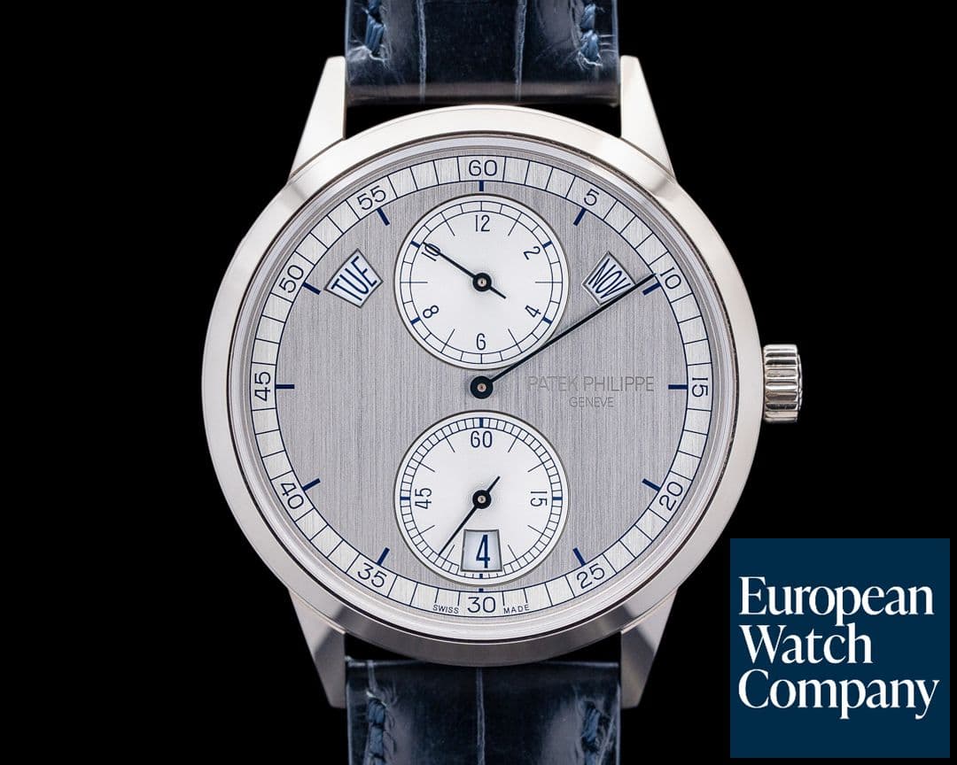 Image of Patek Philippe 5235G Annual Calendar Regulator 18K WG Silver Dial