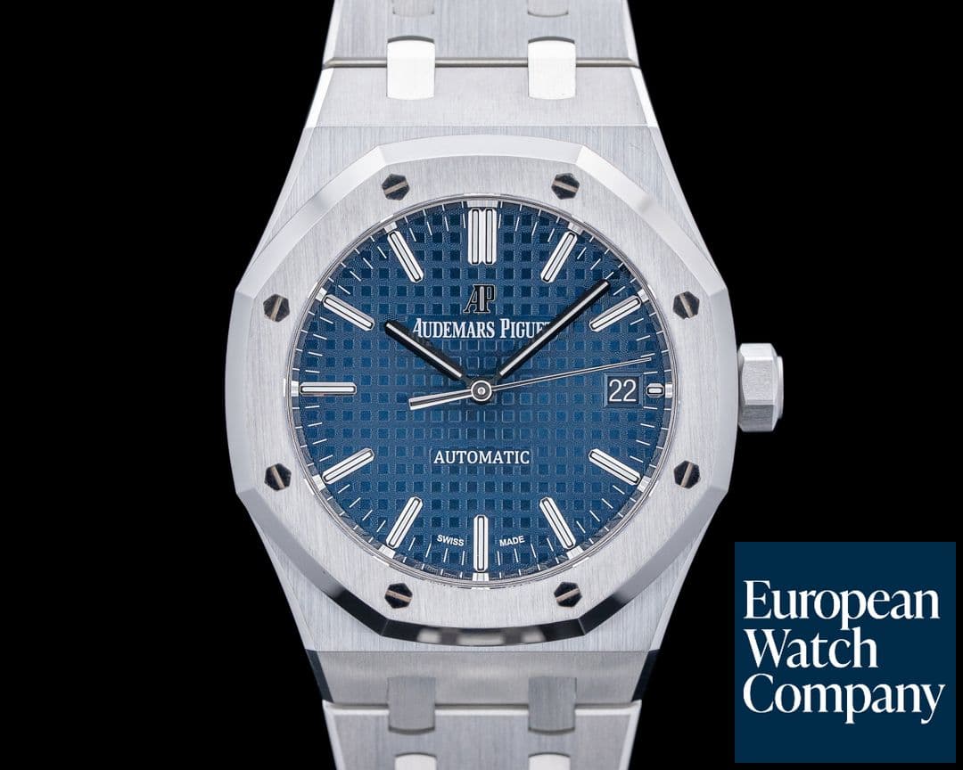 Image of Audemars Piguet 15450ST Royal Oak SS Blue Dial