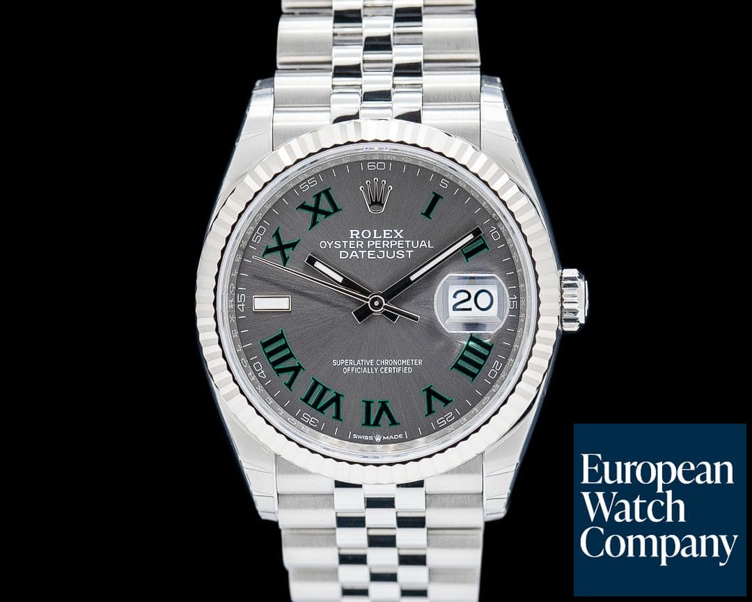 Image of Rolex 126234 Datejust 36 Wimbledon SS 2024