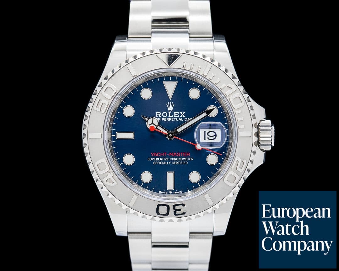 Image of Rolex 126622 Yacht-Master 40MM Platinum Bezel SS Blue Dial