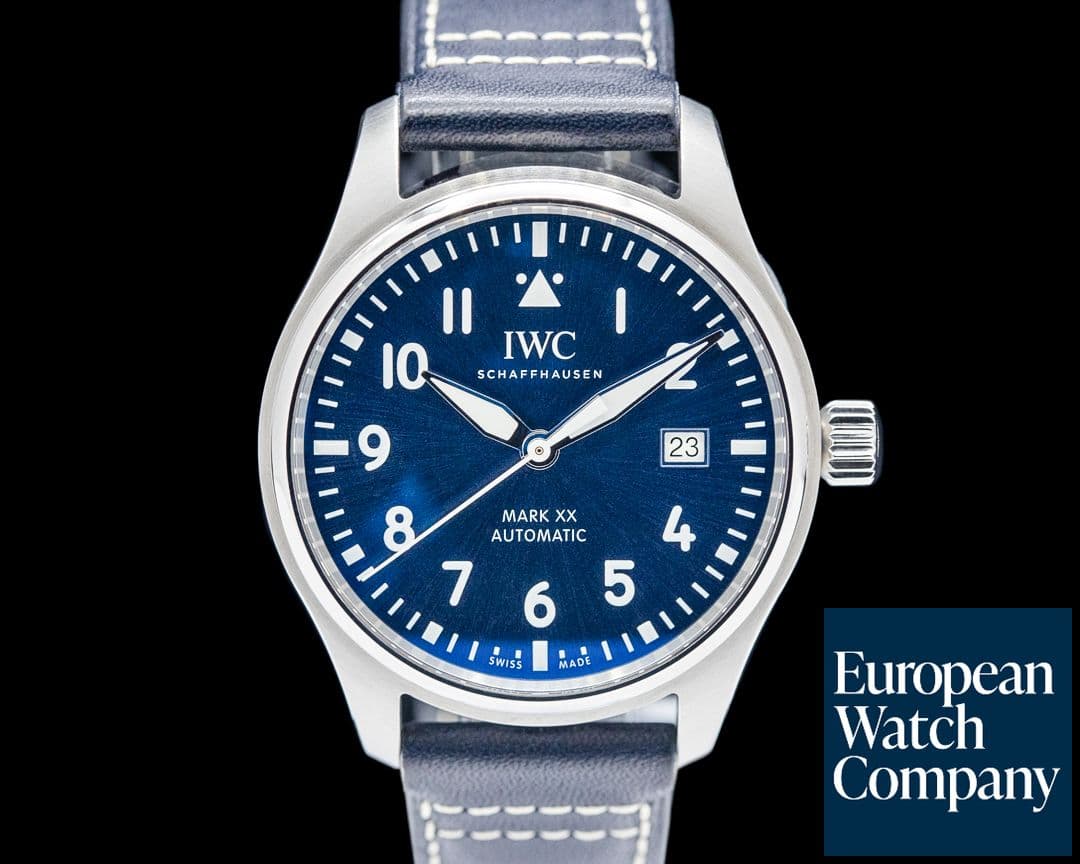 Image of IWC IW328203 Pilot's Watch Mark XX SS Blue Dial