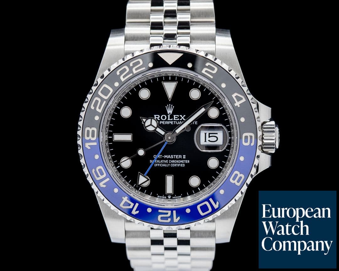 Image of Rolex 126710BLNR GMT Master II "Batgirl" Jubilee SS Black Dial 2025