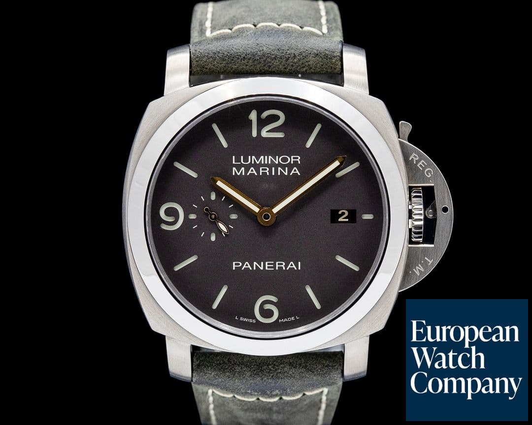 Image of Panerai PAM00351 Luminor 1950 Titanium Brown Dial