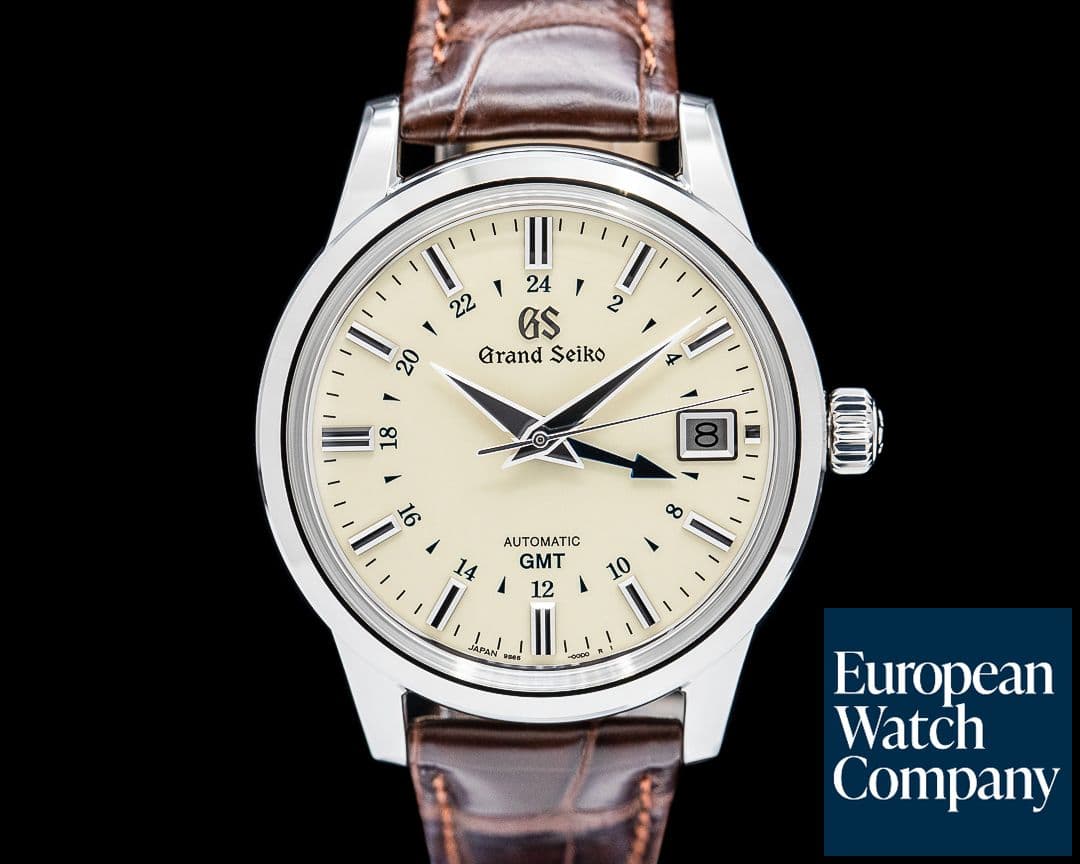 Image of Grand Seiko SBGM221 Automatic Hi Beat 36000 GMT SS Cream Dial 2025
